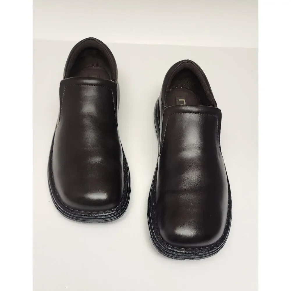 ROCS By Rockport Mens Brown Leather Loafer Slip-On Shoes Size 11.5